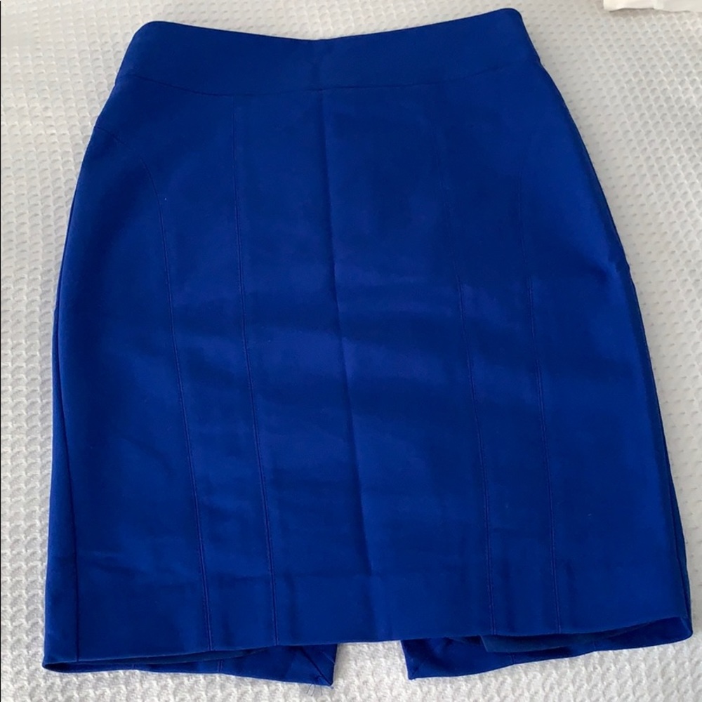 Express cobalt blue skirt, 00
